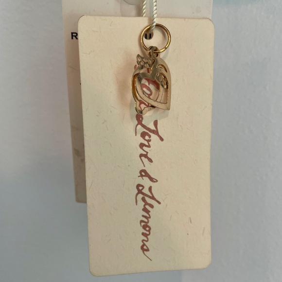 For Love and Lemons Luella Top Tie-Front Bandeau Crop Top Navy Blue XS - Picture 6 of 8